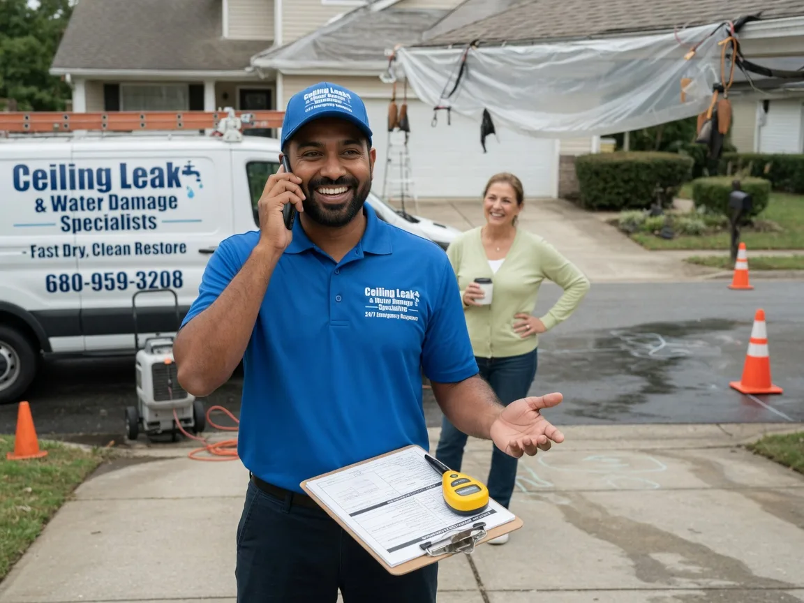 Ceiling Leak Cleanup Star City, AR FAQs